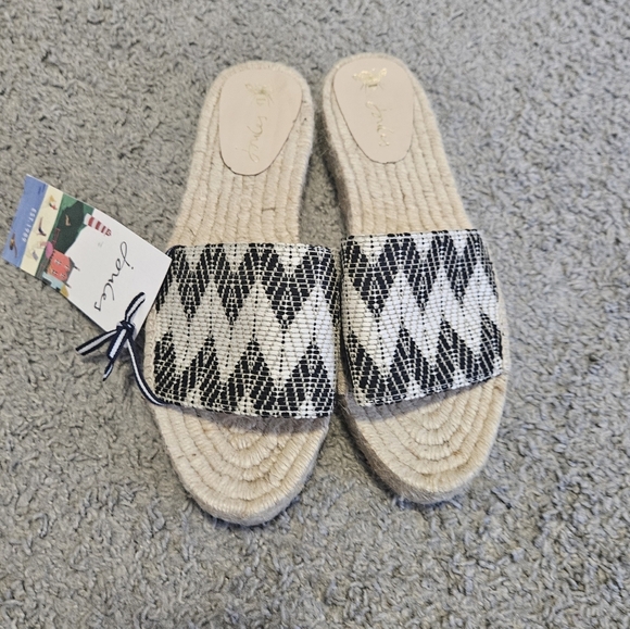 NWT JOULES Aria Espadrile Platform Sandals Size 8 - Picture 2 of 6